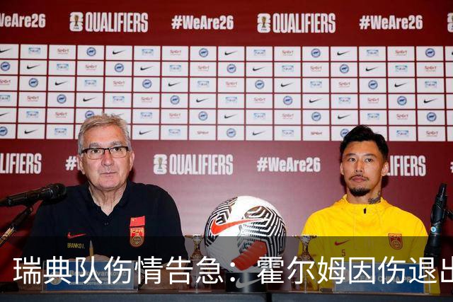 瑞典队伤情告急：霍尔姆因伤退出世界杯，赫尔曼·约翰逊紧急递补